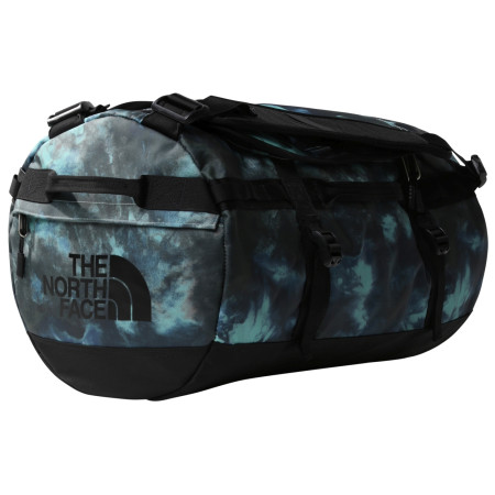 Reisetasche The North Face Base Camp Duffel - S 2023 blau/grau Wasabiicedyeprint/Tnfblck