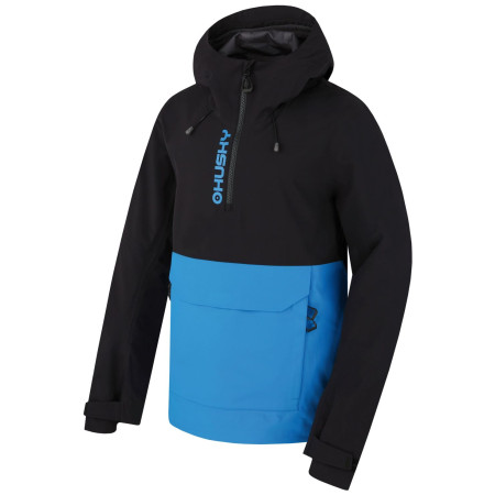 Herrenjacke Husky Nabbi M schwarz/blau black/neon blue