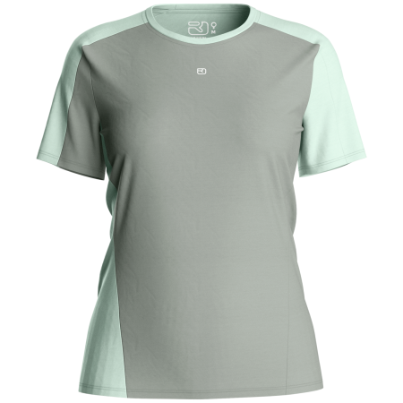 Damen-Funktionsshirt Ortovox 120 Cool Tec Fast Upward Ts W grün/grau Green Sage