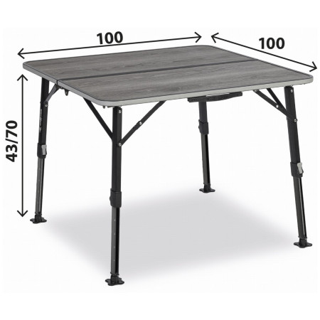 Campingtisch Brunner Elùtop Compack Square 100