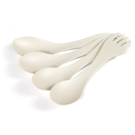 Besteckset Light My Fire Spork Original 4-pack beige cream