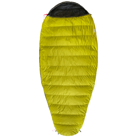 Daunenschlafsack Warmpeace Spacer 300 180 cm grün oasis green/grey/black