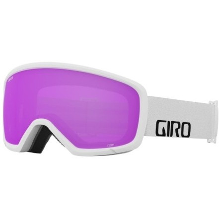 Kinder Skibrille Giro Stomp White Wordmark Amber Pink weiß White wordmark amber pink