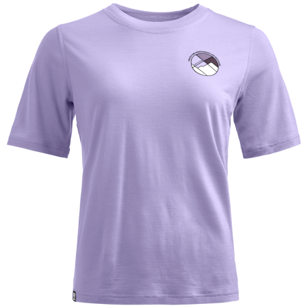 Damen-T-Shirt Ortovox 140 Cool Round Landscape T-shirt lila Lush Lavender