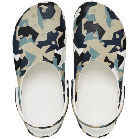 Pantoffeln Crocs Geo Camo Clog