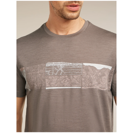 Herren-Funktionsshirt Icebreaker Men Merino 150 Tech Lite SS Tee Elevation Line