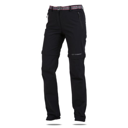 Damenhose Trimm Timera 2v1 schwarz grafit black