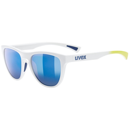 Sonnenbrille Uvex Esntl Spirit weiß/blau White Matt/Mirror Blue