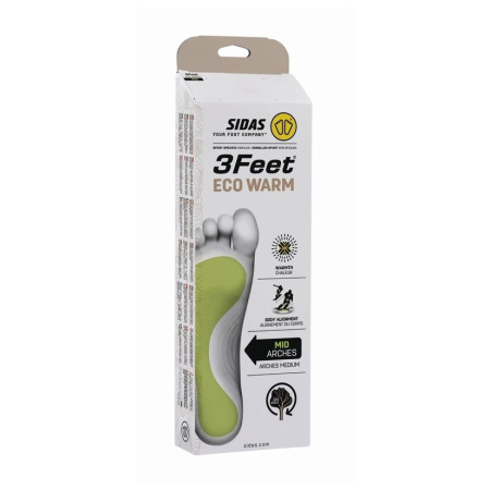 Schuheinlagen Sidas 3Feet Eco Warm Mid
