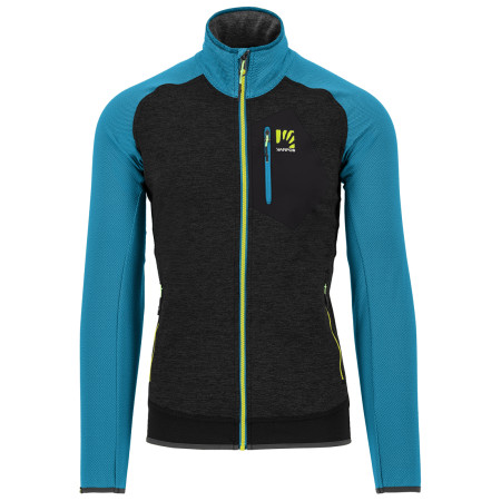 Herren-Sweatshirt Karpos Odle Fleece schwarz/blau Black/Blue Jewel