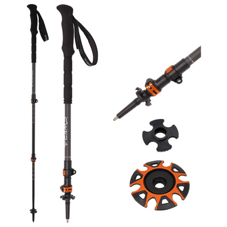 Trekkingstöcke Camp Backcountry Pro 2 schwarz