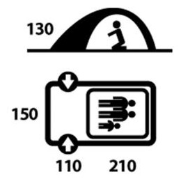 Zelt Husky Felen 2-3