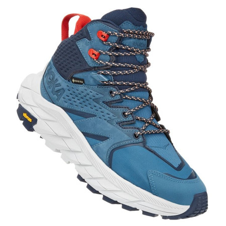 Damen Wanderschuhe Hoka Anacapa Mid GTX blau Real Teal / Outer Space