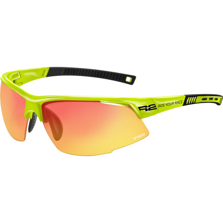 Sportbrille R2 Racer v5 gelb lesklý -neonově žlutý
