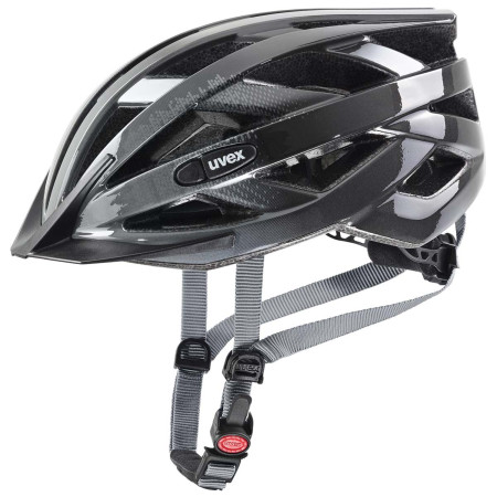 Fahrradhelm Uvex Air wing 2024 grau/schwarz Black Grey