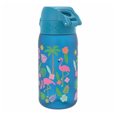 Kindertrinkflasche Ion8 Leak Proof Blue Flamingos 400ml