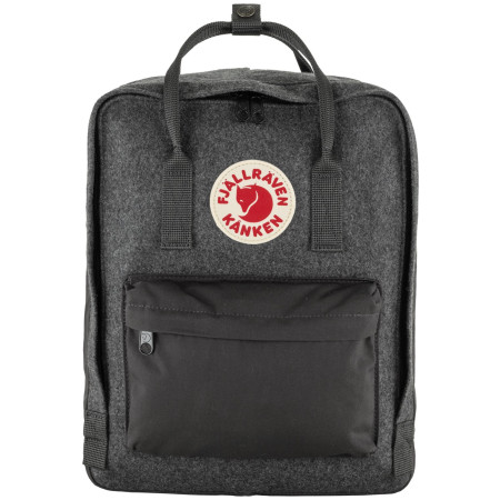 Rucksack Fjällräven Kånken Re-Wool dunkelgrau Grey