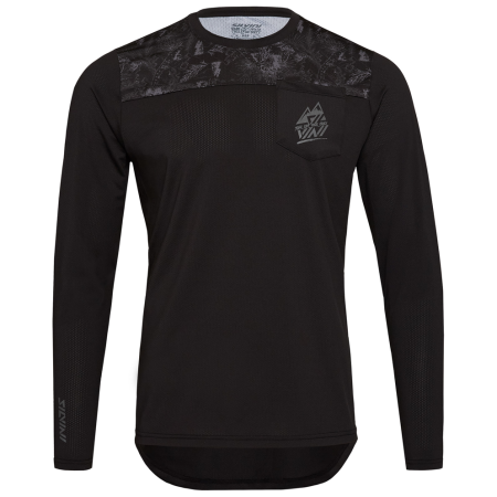 Herren Radtrikot Silvini Ello schwarz charcoal