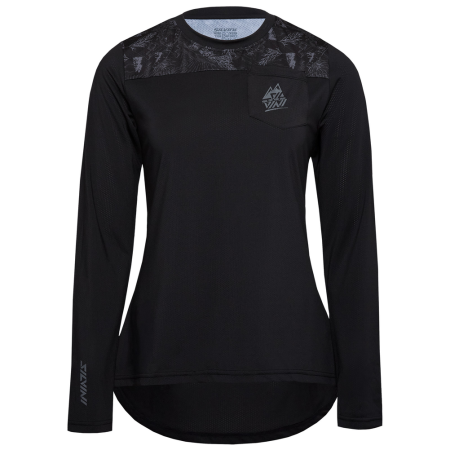 Damen-Radtrikot Silvini Ella schwarz charcoal