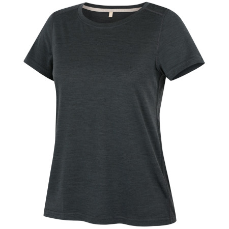 Damen-T-Shirt MOOA Merino Lyolite Horizon 150 Comfy schwarz black melange