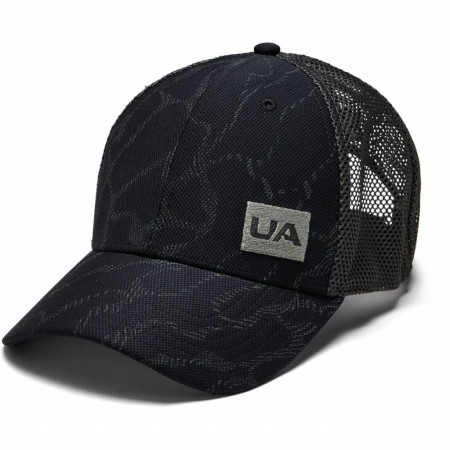 Baseballmütze Under Armour Men's Blitzing Trucker 3.0 schwarz Black/Black/SlatePurple