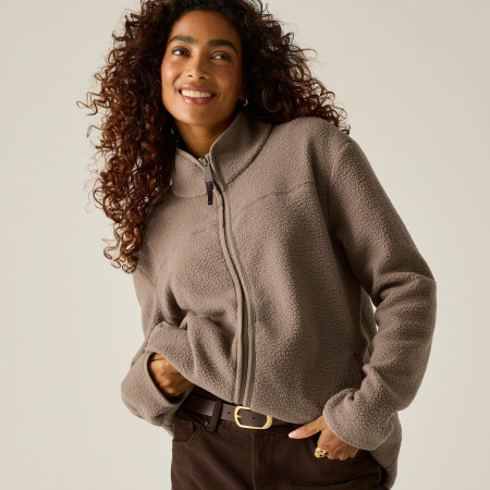 Damen-Sweatshirt Regatta Womens Frankie Borg Full Zip