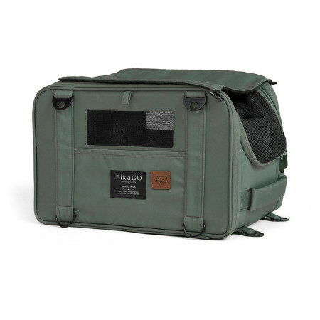 Přepravní taška na psa FikaGo Truffle Plus khaki Green