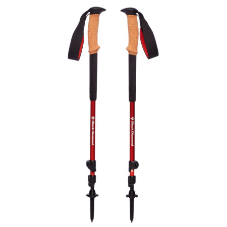 Trekkingstöcke Black Diamond Trail Cork rot Picante