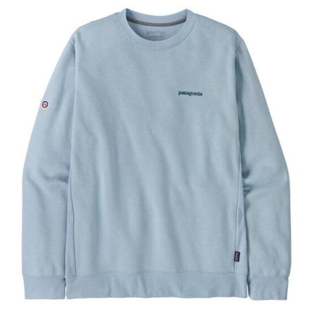 Sweatshirt Patagonia Fitz Roy Icon Uprisal Crew hellblau Fleck Blue