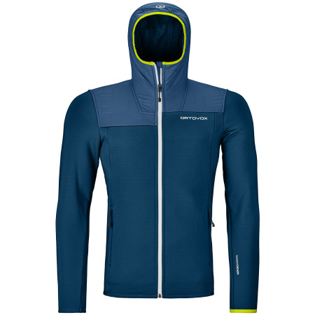 Herren-Sweatshirt Ortovox Fleece Plus Hoody M blau petrol blue