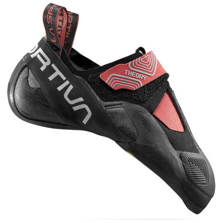 Damen Kletterschuhe La Sportiva Theory Woman schwarz/rot Hibiscus/Black
