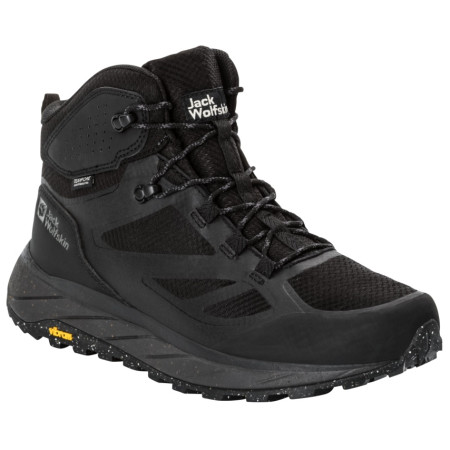 Wanderschuhe Jack Wolfskin Terraventure Texapore Mid M schwarz/grau black