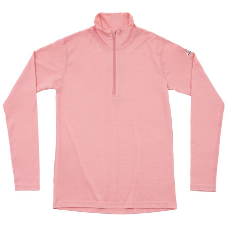 Damen-Funktionsshirt Devold Breeze Plus Merino 200 Zip Neck Wmn rosa APRICOT