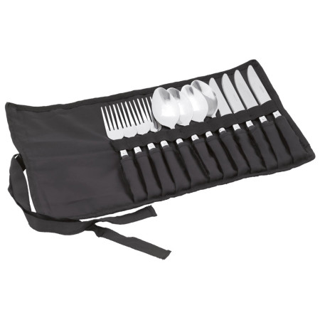 Besteckset Easy Camp Family Cutlery schwarz Black