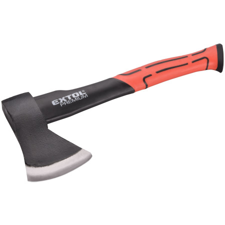 Axt Extol Fiberglasgriff, 600g schwarz/orange