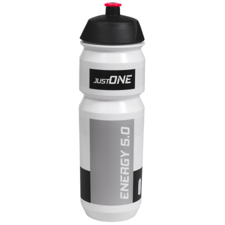 Fahrradflasche Just One Energy 5.0 750 ml weiß/schwarz