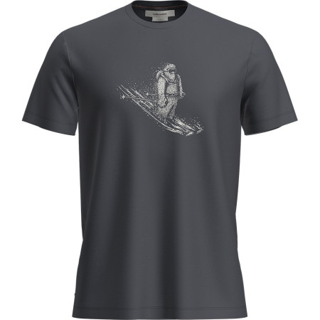 Herren-T-Shirt Icebreaker M Mer 150 Tech Lite SS T Skiing Yeti schwarz Graphite