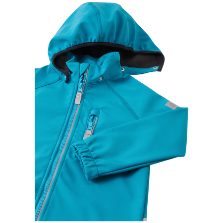 Kinder-Softshell-Jacke Reima Vantti Aquatic Blue