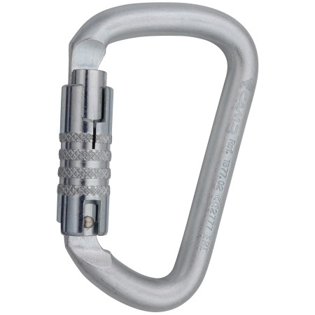 Karabiner Camp Steel D Pro 3Lock silber