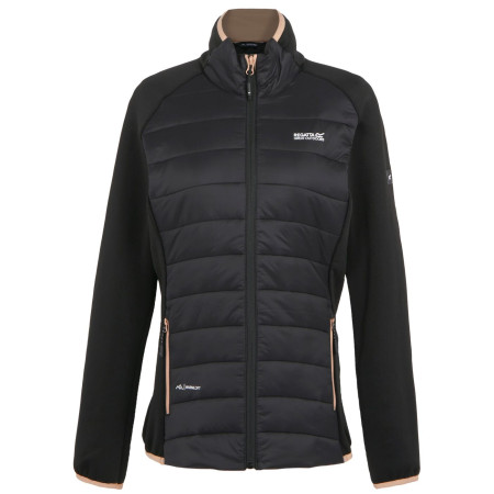 Damenjacke Regatta Wmn Clumber V Hyb schwarz/braun Blk(WrmTaup)