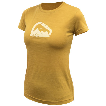 Damen-Funktionsshirt Sensor Merino Air Summit gelb mustard
