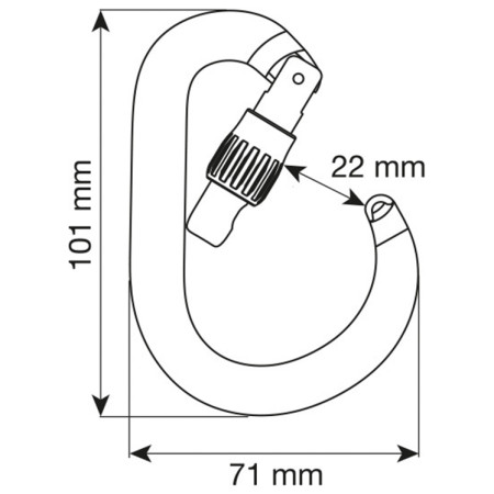 Karabiner Camp Nimbus Lock