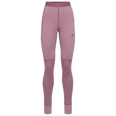 Damen-Leggings Kari Traa Smekker Baselayer Pants rosa plum