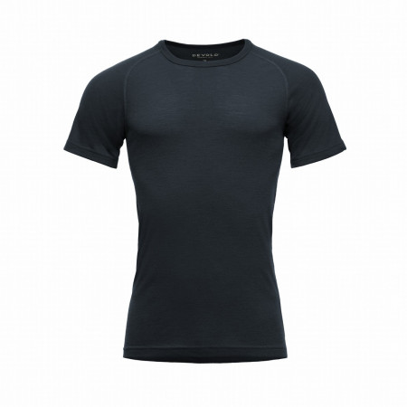 Herren-Funktionsshirt Devold Lauparen Merino 190 Base Tee Man schwarz INK