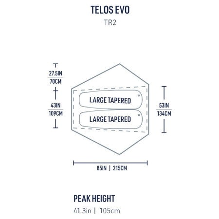 Zelt Sea to Summit Telos Evo Bikepack Tent - TR2