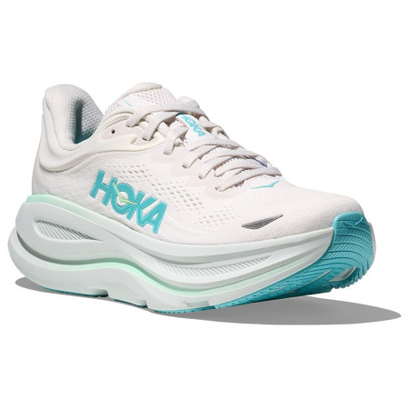 Damen Laufschuhe Hoka W Bondi 9 weiß/blau Frost / Cielo Blue
