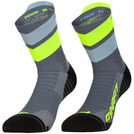 Socken Dynafit Ultra Mid Sk grau/gelb cinder ULTRA YELLOW/5A30