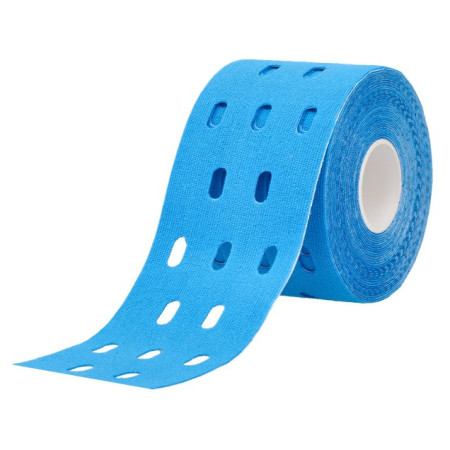 Tapeband BronVit Sport Kinesio Tape perforiert blau