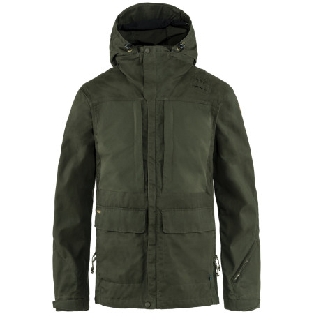 Herren-Winterjacke Fjällräven Lappland Hybrid Jacket M dunkelgrün Deep Forest