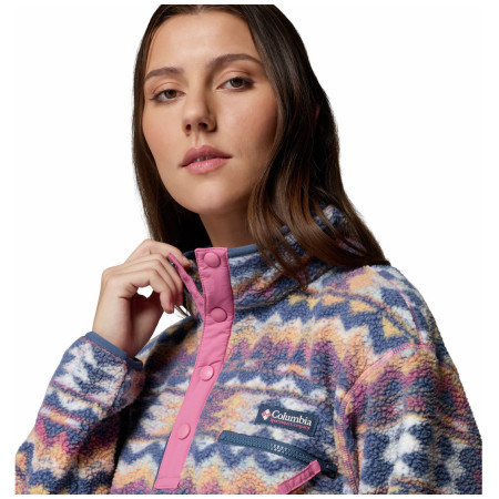 Damen-Sweatshirt Columbia Helvetia™ II Printed Cropped Half Snap